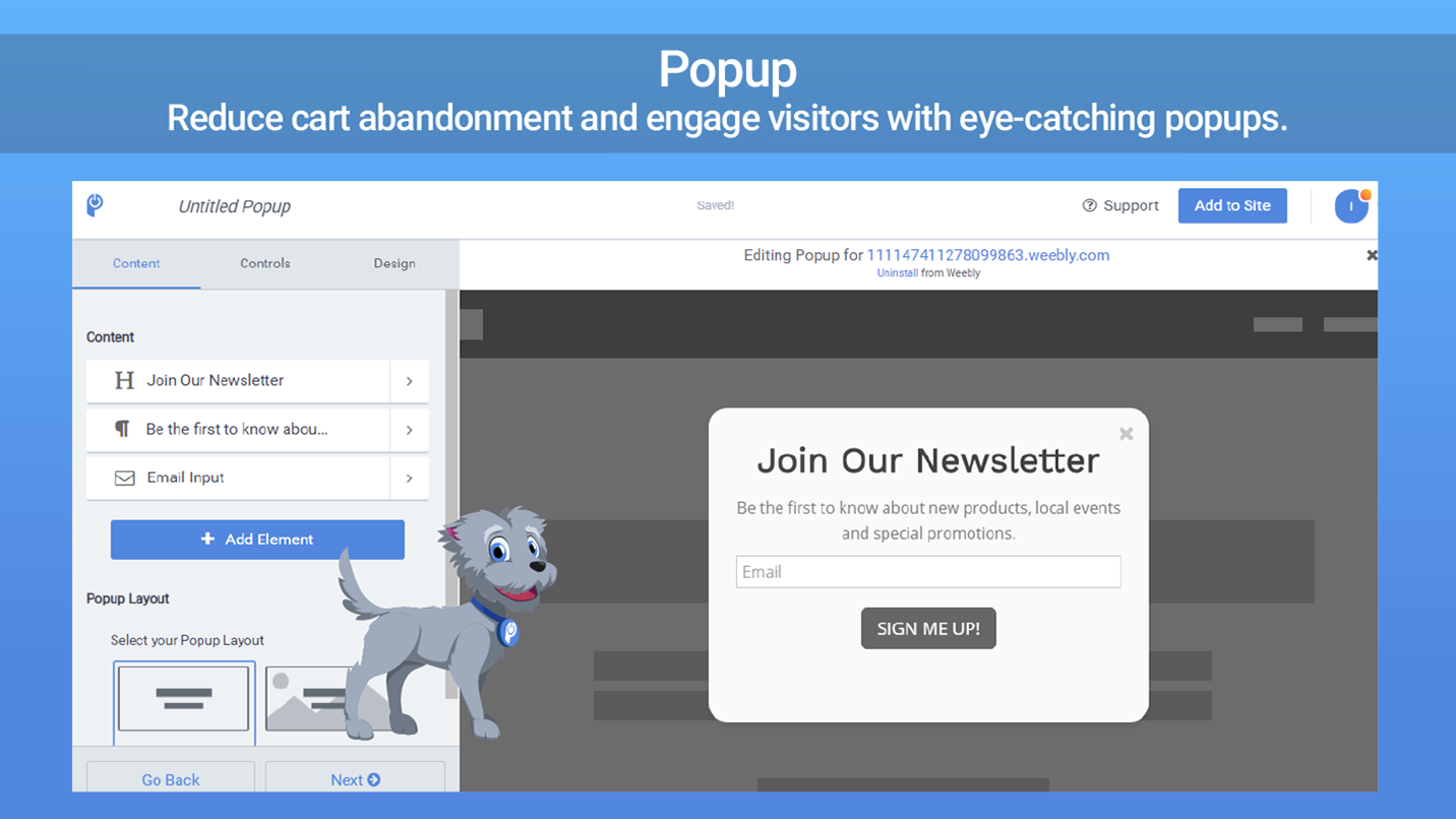 Popupeasily Offer Promos & Get More Sign Ups!